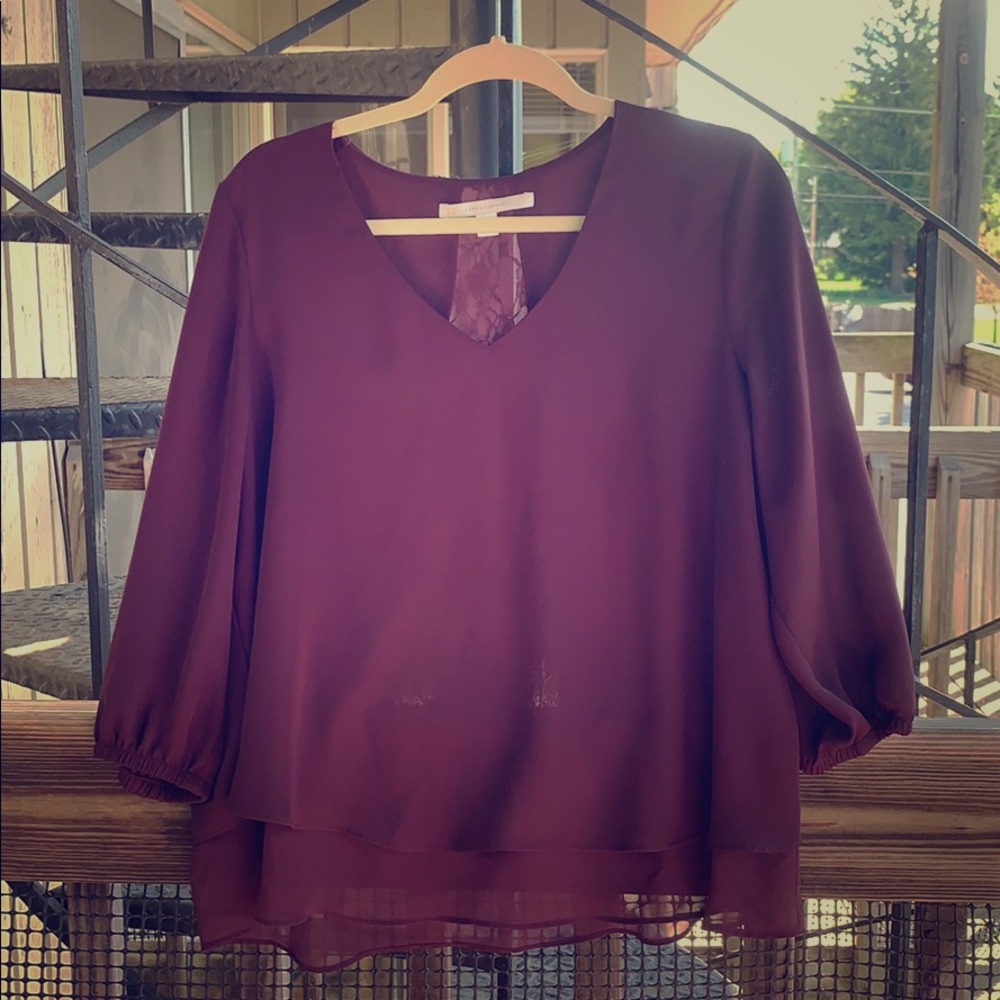 Lauren Conrad open back shirt